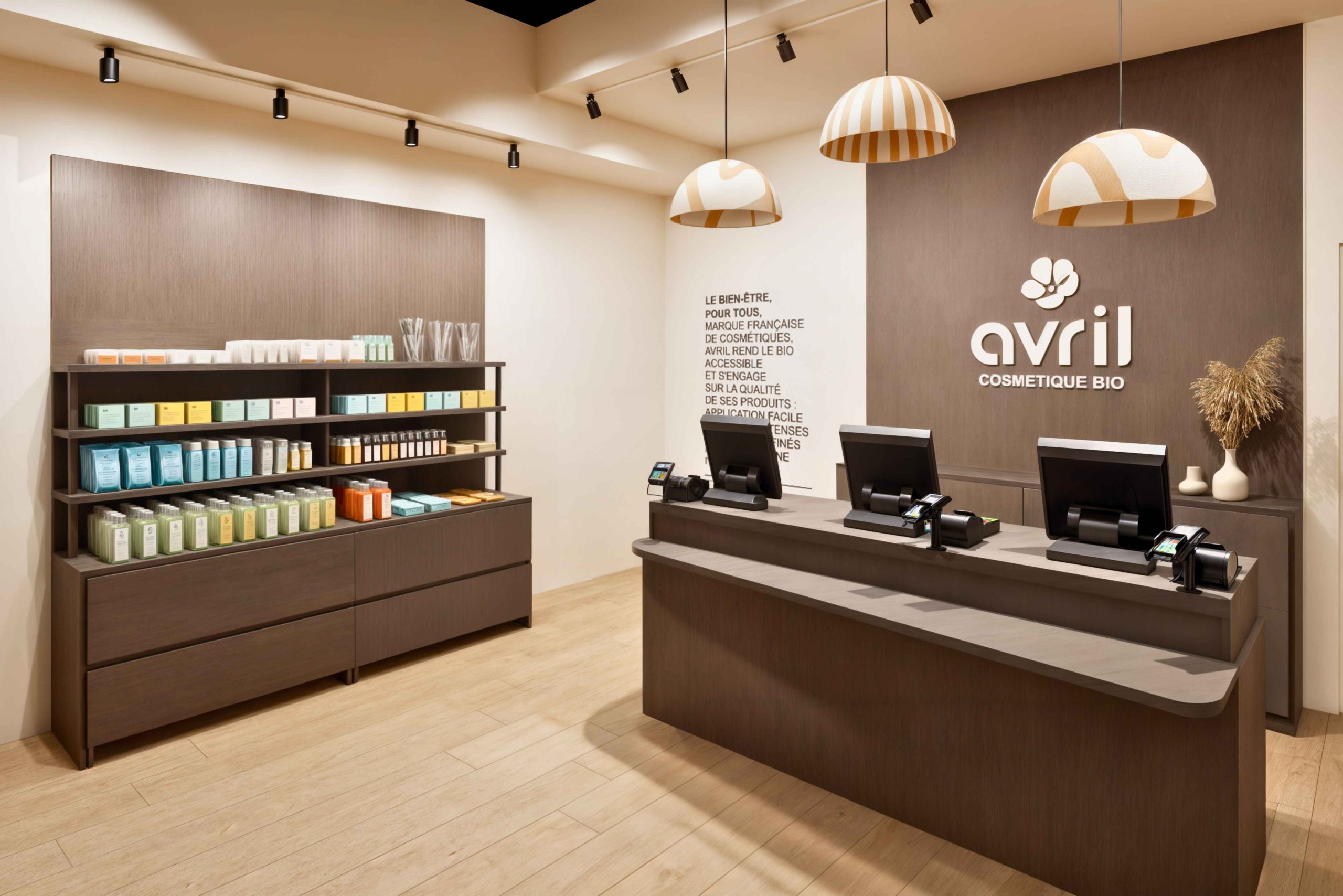 Projection 3D caisses de la boutique Avril Tours