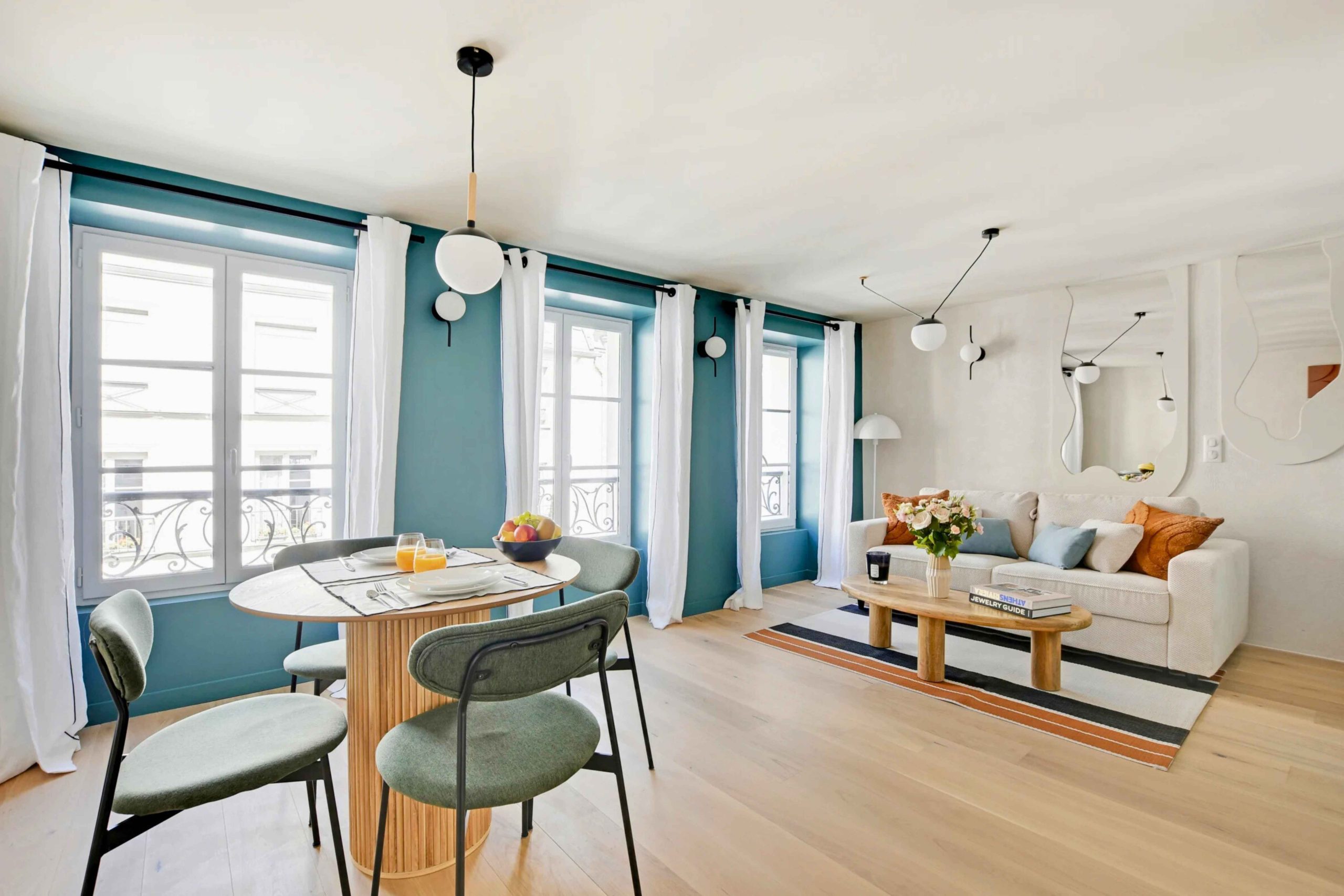 salle à manger T2 design global bois rainure