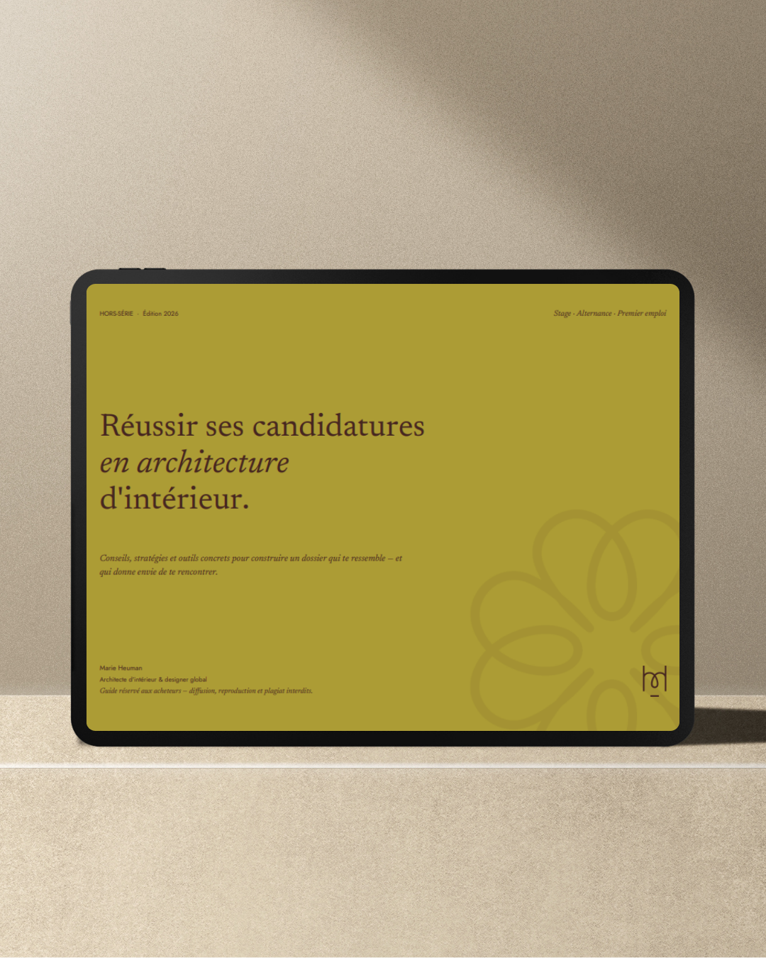 guide 05 Réussir ses candidatures en architecture d'intérieur.